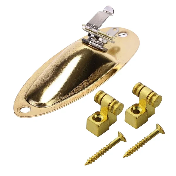 Fast Maxbell Guitar Roller String Tree and Loaded Jack Socket Plate for Electric Guitar Aureate Powerful