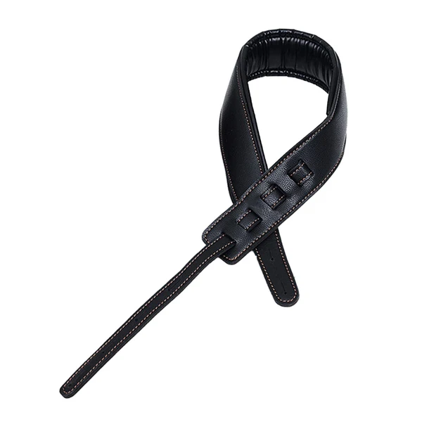Soft Maxbell Adjustable Guitar Strap Accessories Leather for Bass Guitars Mandolins Black Smart