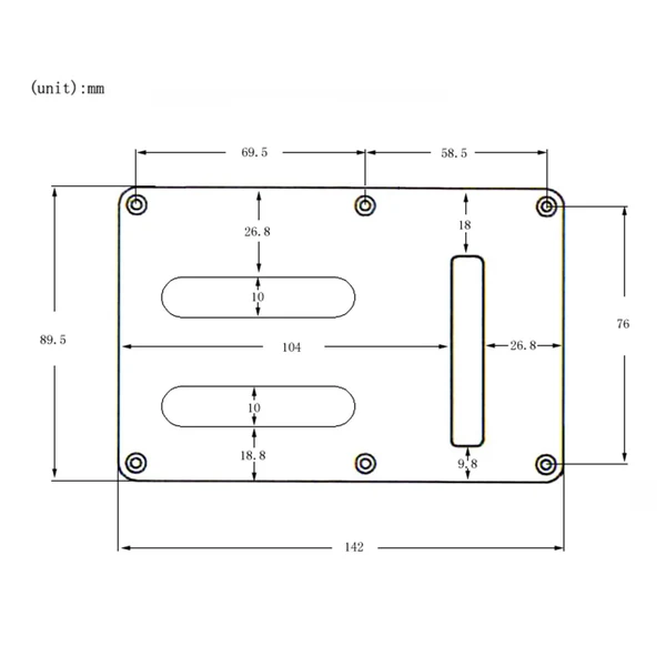 Secure Maxbell Electric Guitar Back Plate Cavity Cover Accessories for Beginner Traditional