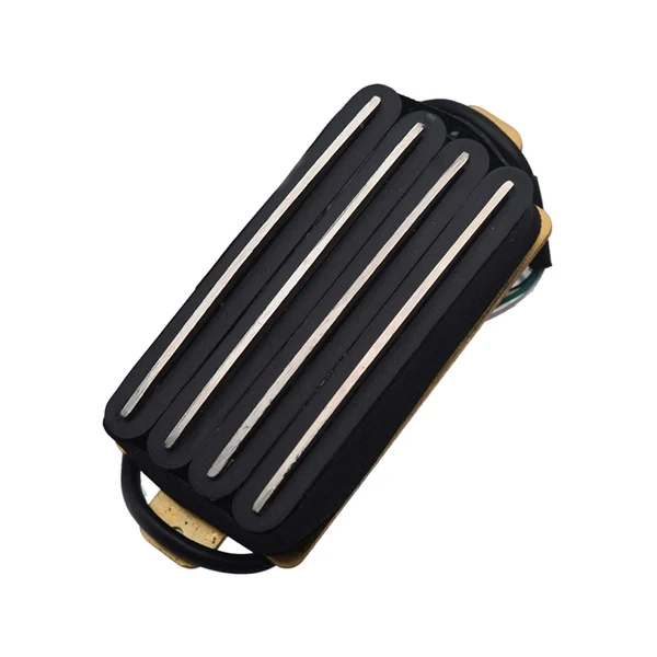 Detailed Maxbell Electric Guitar Humbucker Pickup Four Coil Neck and Bridge Position Durable Black Breathable