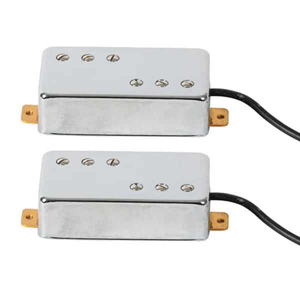 Artisan Maxbell Double Coil Pickups Set for 6 Strings Electric Guitar Accessories Parts Argent 3 Smart