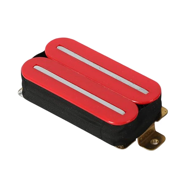Lightweight Maxbell Electric Guitar Dual Pickups High Output Dual Pickups for Electric Guitar Red Smooth