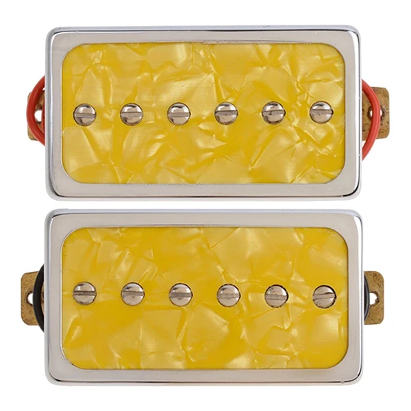 Exclusive Maxbell Universal Single Coil Pickups Durable Soap Bar for LP Electric guitar yellow Efficient