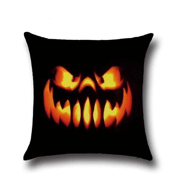 Functional Maxbell Halloween Pumpkin Pillow Case Throw Sofa Waist Cushion Cover Home Decor 3 Lightweight