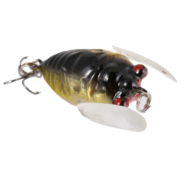 Detailed Maxbell Fishing Tackle Lure Snakehead Bass Killer Insect Cicada Crankbait Freshwater Bait 6g Practical