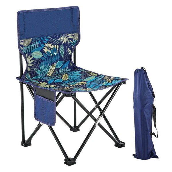 Reusable Maxbell Camping Chairs Folding Camping Director Luxury Seat Blue XL Reliable