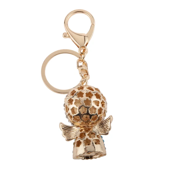 Excellent Maxbell Fashion Rhinestone Crystal Blue Angel Charm Purse Bag Key Ring Keychain Keyfob Trusted
