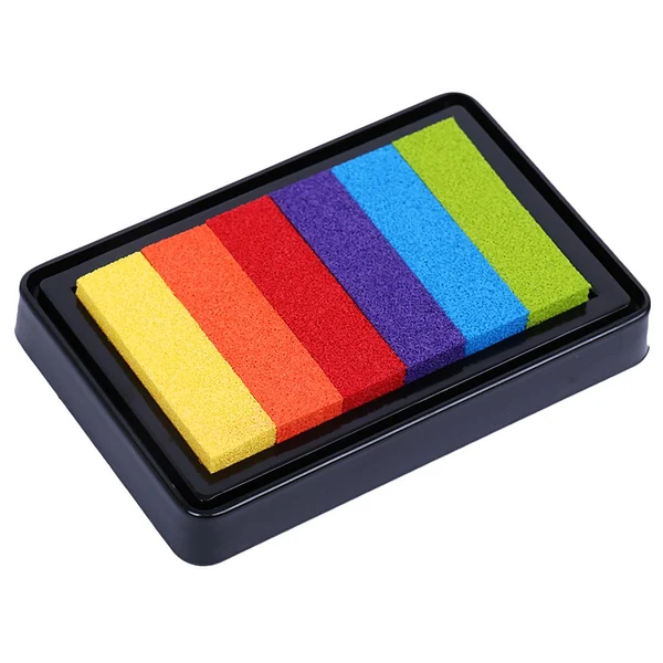 Original Maxbell Fashion Ink Pad Korea Stationery DIY Craft for Paper Fabric Wood Colorful Rainbow 5 Powerful