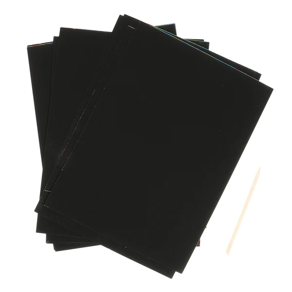 Comfortable Maxbell 10pcs Kids Stationery Sketch Scratch Paper Note Drawing Educational Gift Original Design