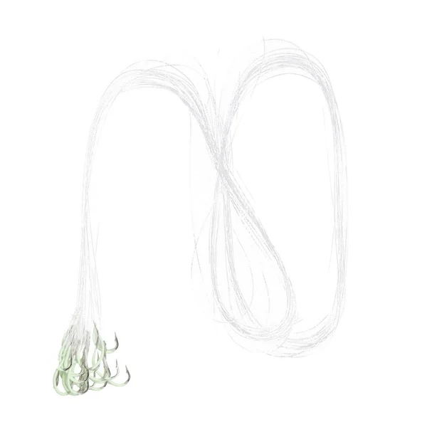 Smart Maxbell 20pcs Shine Luminous Fishing Hooks with String Barbed Jig Hook Tackle 22 Versatile
