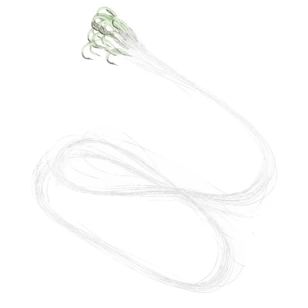 Safe Maxbell 20pcs lot Sharpened Barbed String Hooks Glow in Dark Sea Fishing Tackle Hooks 24 Efficient