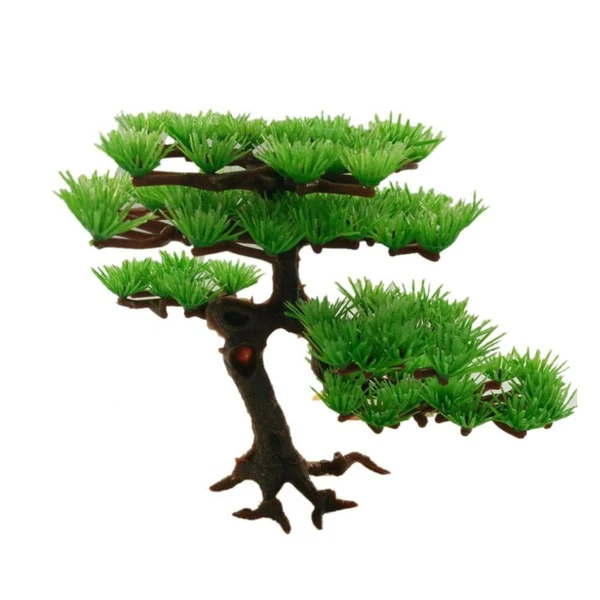 Casual Maxbell Maxbell Aquarium Artificial Plastic Plant Pine Tree Fish Tank Decor No Base Convenient