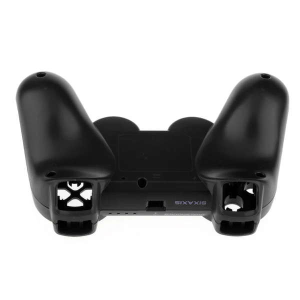 Crafted Maxbell Black- Full Housing Shell Case Skin Mod Kit for PS3 Controller Full Access Protective Official