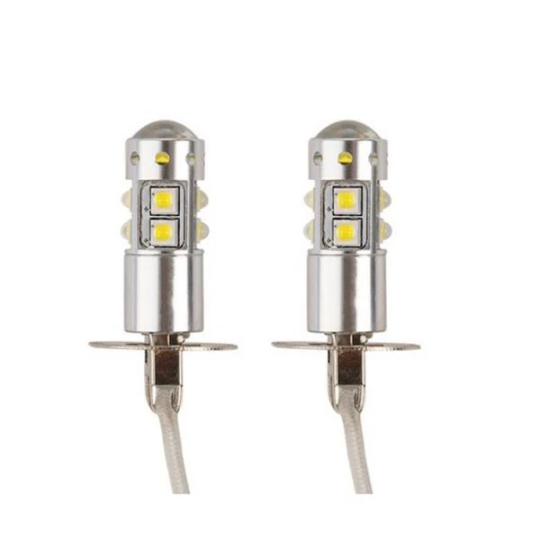 Expertly Made Maxbell Pack of 2 H3 50W Fog Lamp Daytime Running Light DRL High Power Bulb for Car Vehicle First-Class