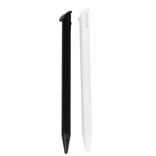 Recyclable Maxbell 2pcs Plastic Stylus Touch Screen Pen for New Nintendo 3DS LL XL White Black Comfortable