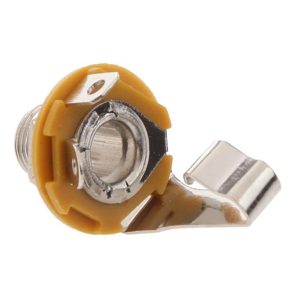 Enhanced Maxbell Electric Guitar Bass Output Jack Socket 6.35mm 1 4''-Zinc Alloy Copper Consistent