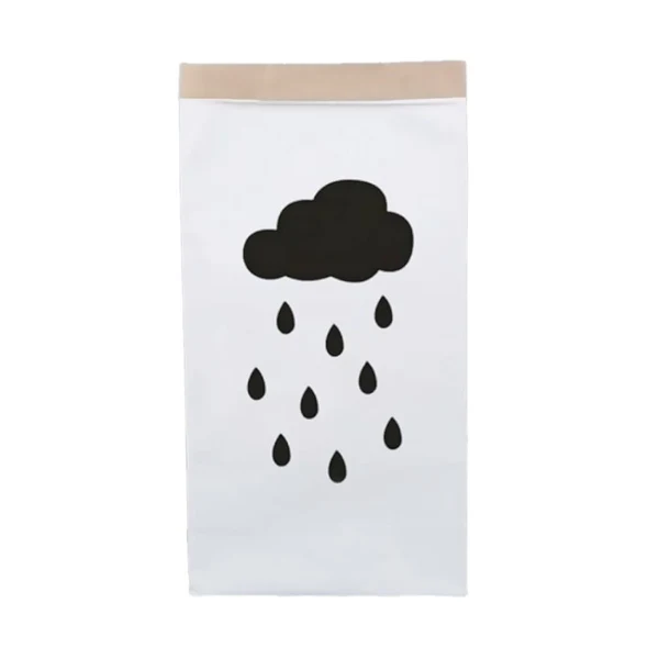 Advanced Maxbell Kraft Paper Storage Bag Laundry Clothes Toys Portable Home Organizer Bags 8 Excellent