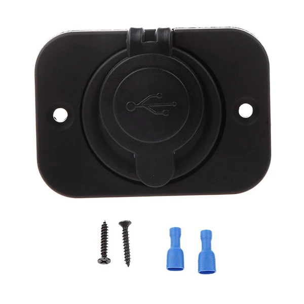 Clean Maxbell Car Motorcycle 2 Port USB 2.1A 1A Cigarette Lighter Power Outlet Plug Socket Charger Kit User-Friendly