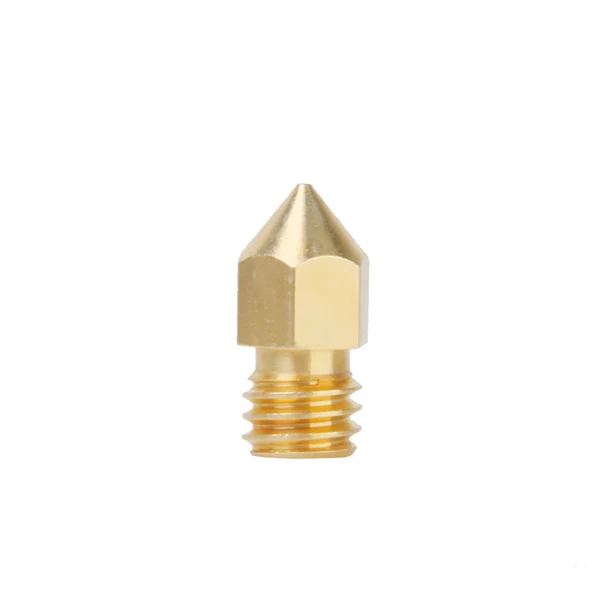 Enhanced Maxbell 0.2mm Copper Extruder Nozzle Print Head for Makerbot MK8 RepRap 3D Printer M6 Outer Thread Minimalist