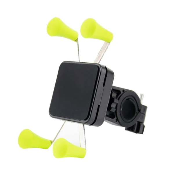 Optimized Maxbell Metal Rubber Bike Handlebar Mount Phone Holder Cradle Fruit Green Top-Quality