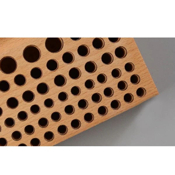 Crafted Maxbell Leather Craft Wooden Stand Holder Organiser for 76 Leather Punch Tool Reusable