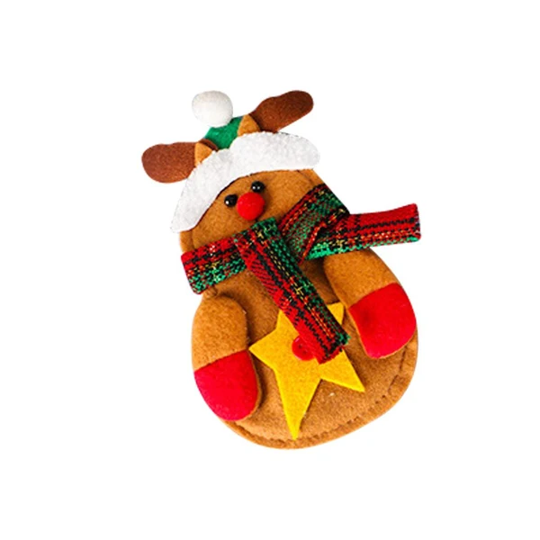 Convenient Maxbell Elk Deer Christmas Dinner Tableware Cutlery Bag Holder Knife Spoon Fork Bag Exclusive