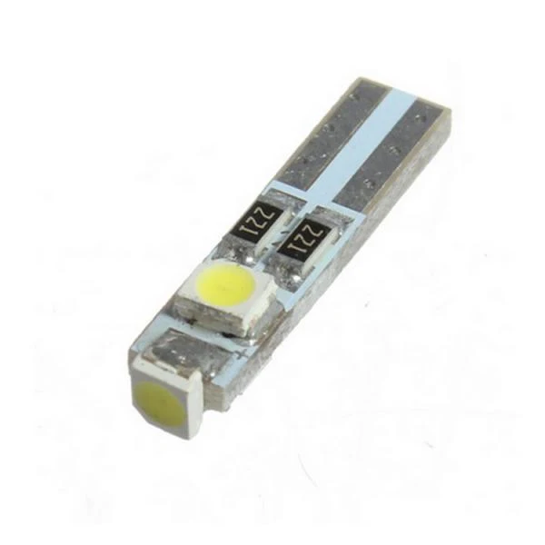 Official Maxbell White T5 1210 3SMD Wedge Car Truck Dashboard Speedo Tail LED Light Bulb Pack of 10 Detailed