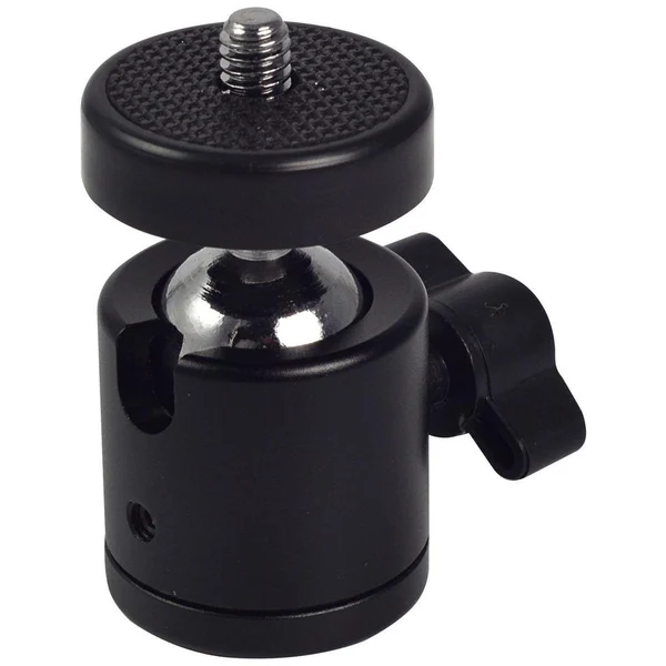 Contemporary Swivel Mini Ball Head 1 4'' Screw DSLR Camera Tripod Ballhead Stand Support High-End