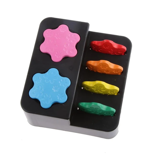Safe Maxbell 6 Colors Wax Crayons Non-Toxic Food Grade Wax Children Home School Supply Practical