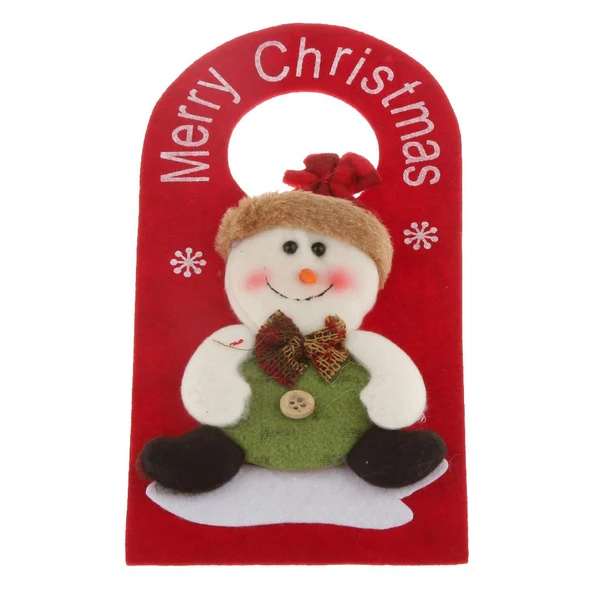 Comfortable Maxbell MERRY CHRISTMAS Home Door Wall Hanging Decor Snowman Ornament Contemporary
