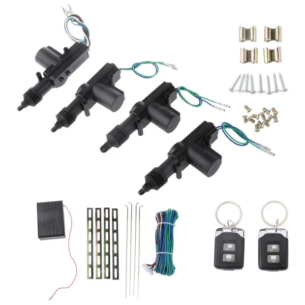 Contemporary Maxbell 4Door Power Central Lock Kit Car Remote Control Conversion w 2 Keyless Entry Casual
