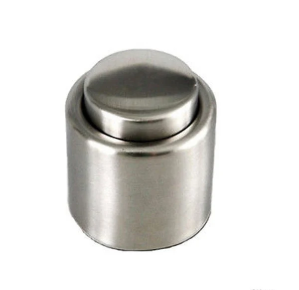 Refined Maxbell Imported Stainless Steel Bar Wine Bottle Corks Champagne Vacuum Sealed Cap Stopper 2 Powerful