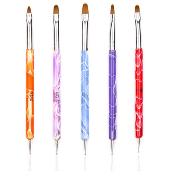 Top-Quality Maxbell Maxbell 5pcs Nail Art Design Painting Dotting Pen Brushes Manicure Tool Kit Set Safe