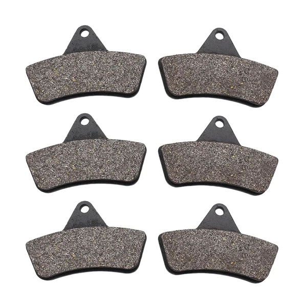 Enhanced Maxbell 6Pcs Front Rear Brake Pads Set for Arctic 250 300 375 Motorcycle Parts Powerful