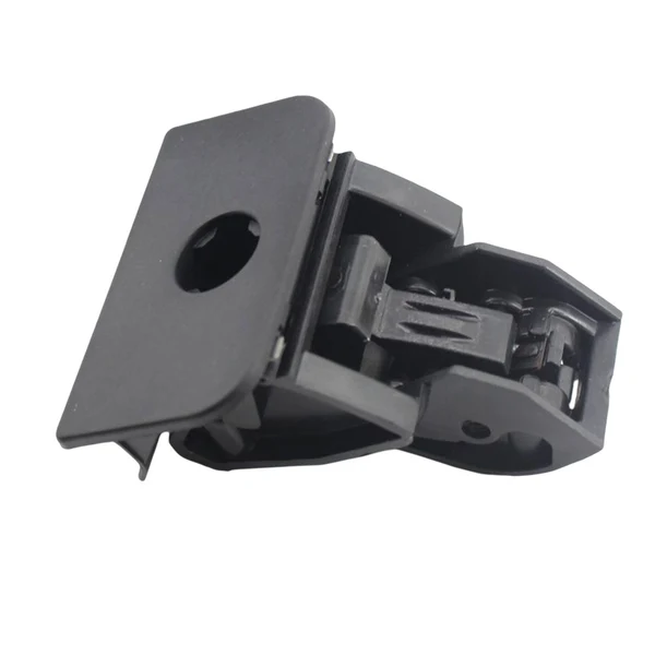 High-Grade Maxbell Vehicle Glove Box Door Cover Lid Latch Handle 6Q0 857 131 D for VW Polo Black With Hole Durable