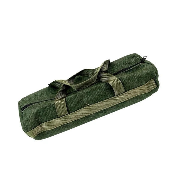 Carefully Designed Maxbell Thickened Canvas Tool Bag Storage Organizer with Zipper Case Tote 45cmx15cm Practical