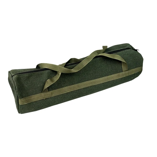 Artisan Maxbell Thickened Canvas Tool Bag Storage Organizer with Zipper Case Tote 60mx18cm Solid