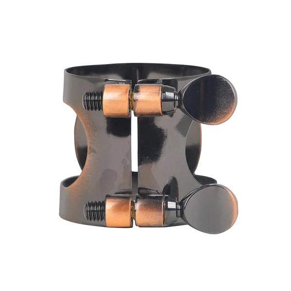 Elegant Maxbell Saxophone Ligature Brass Clip Double Screws Adjustable for Accessory Parts Copper Alto User-Friendly