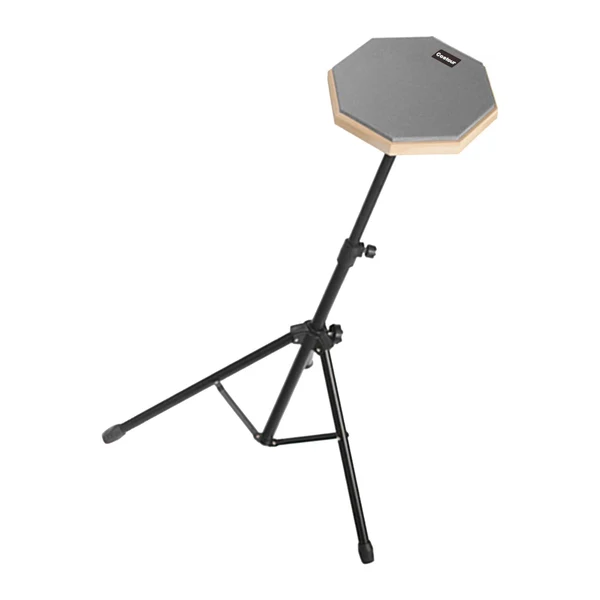 Comfortable Maxbell Drum practice pads Snare Drum Stand Set for Percussion Instrument Accessory Grey Convenient