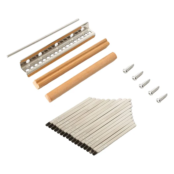 Recyclable Maxbell 17 Keys Thumb Piano Keys Set Instrument Accessories for Piano Music Lover Quality