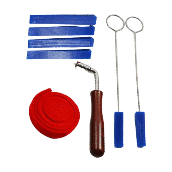 Sustainable Maxbell 8 Pieces Piano Tuning Set Rubber Mutes Set for Professionals Beginners Recyclable