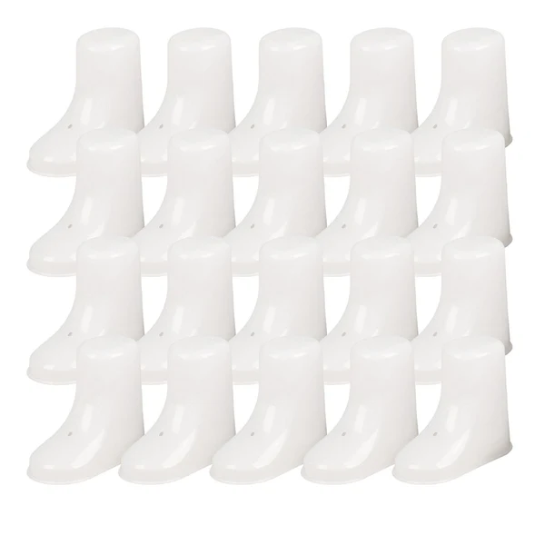 High-Performance Maxbell 20 Pieces Toddler Shoes Supports Stand Holder Baby Feet Display for Socks Crafted