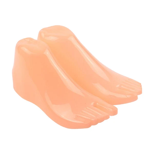 Excellent Maxbell 1 Pair Mannequin Modeling Feet for Ankle Bracelet Socks Model Display Stand Women Classic