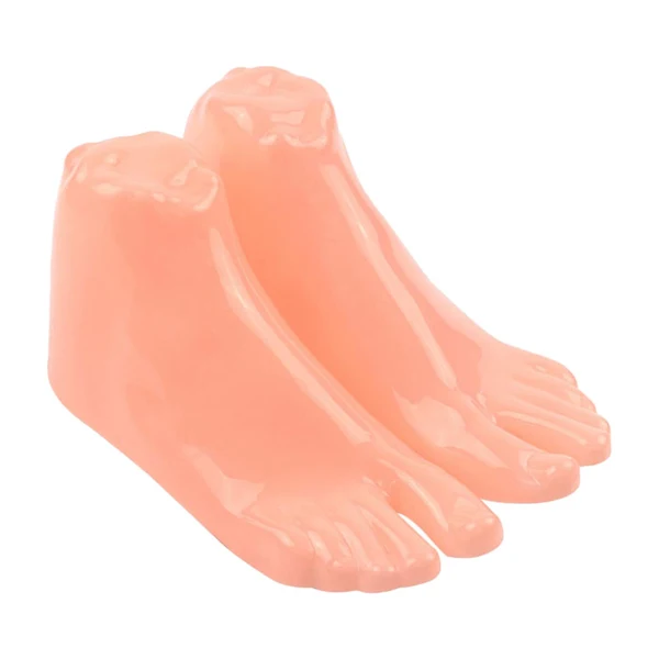 Smart Maxbell 1 Pair Mannequin Modeling Feet for Ankle Bracelet Socks Model Display Stand Men Clean