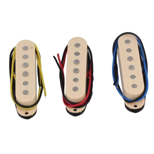 Responsible Maxbell 3x Copper Guitar Pickups Bridge Pickups for Electric Guitar Accessories Light Yellow Easy-to-Use