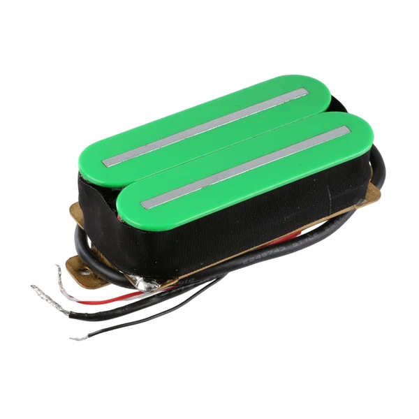 Fashionable Maxbell Electric Guitar Dual Pickups High Output Dual Pickups for Electric Guitar Green Soft