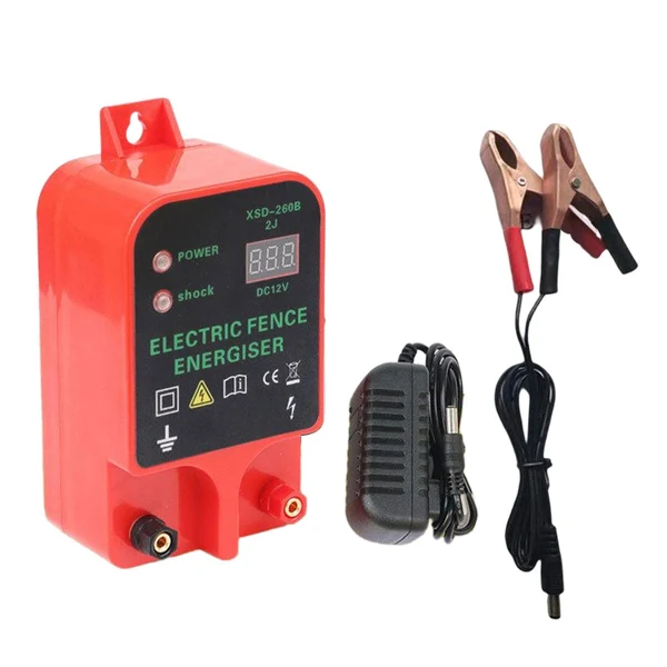 Classic Maxbell Electric Fence Controller EU Plug Portable for Livestock Supplies Dogs Detailed