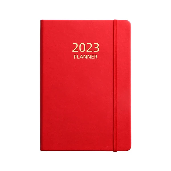 Innovative Maxbell A5 Diary Notebook Journals Notebook 2023 Monthly Planner Notepad Thick Paper Red Elite