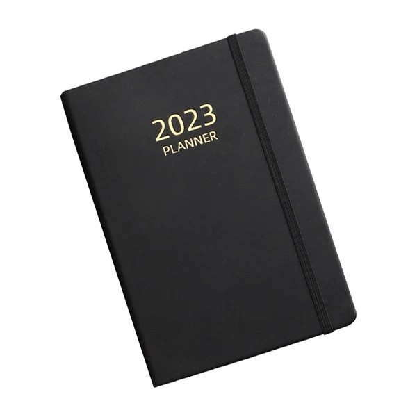 Expertly Made Maxbell A5 Diary Notebook Journals Notebook 2023 Monthly Planner Notepad Thick Paper Black Solid