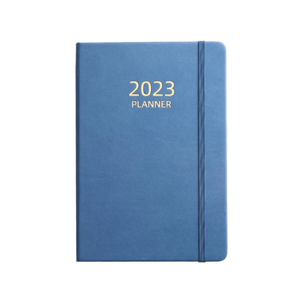 Expertly Made Maxbell A5 Diary Notebook Journals Notebook 2023 Monthly Planner Notepad Thick Paper Blue Top-Quality